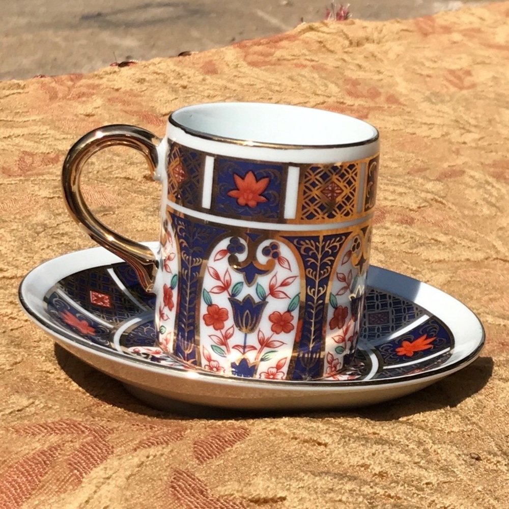 Vintage OMC OTAGIRI Japan Espresso Cup Saucer Set